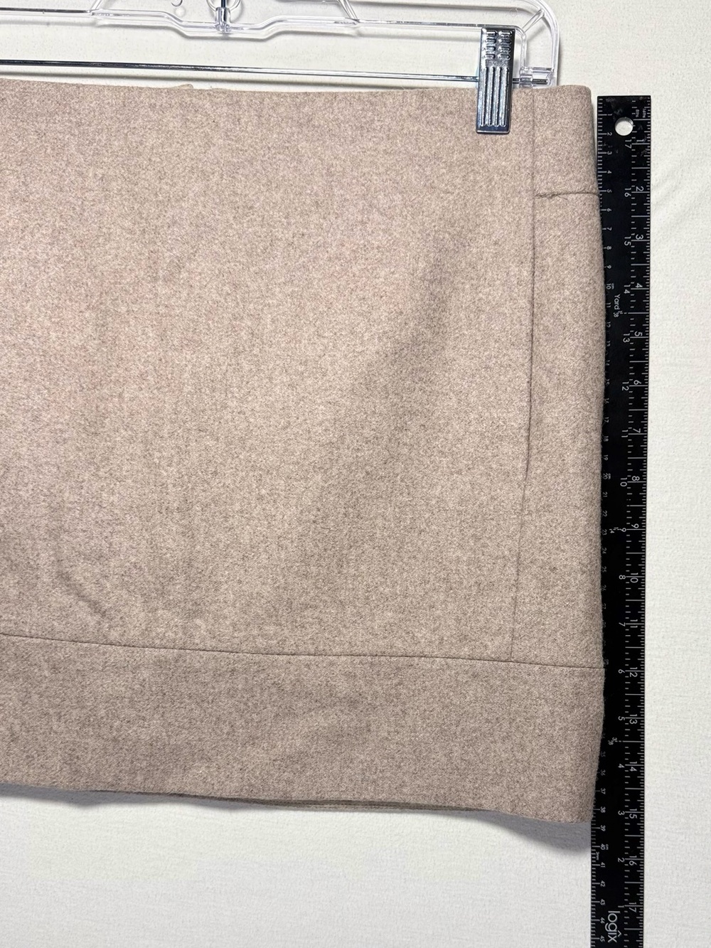 J. Crew Beige Wool-Blend Mini Skirt - Picture 3 of 6